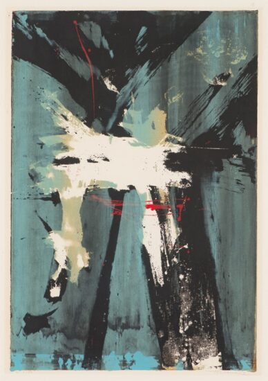Wayne Thiebaud Silkscreen, Untitled, 1957