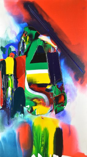 Paul Jenkins Painting, Untitled, 1989-1990