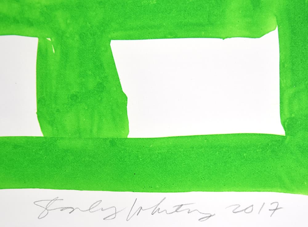 Stanley Whitney signature, Untitled, 2017