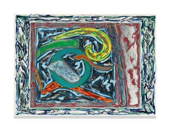 Frank Stella Acrylic, Untitled A (Exotic Bird Series), 1980