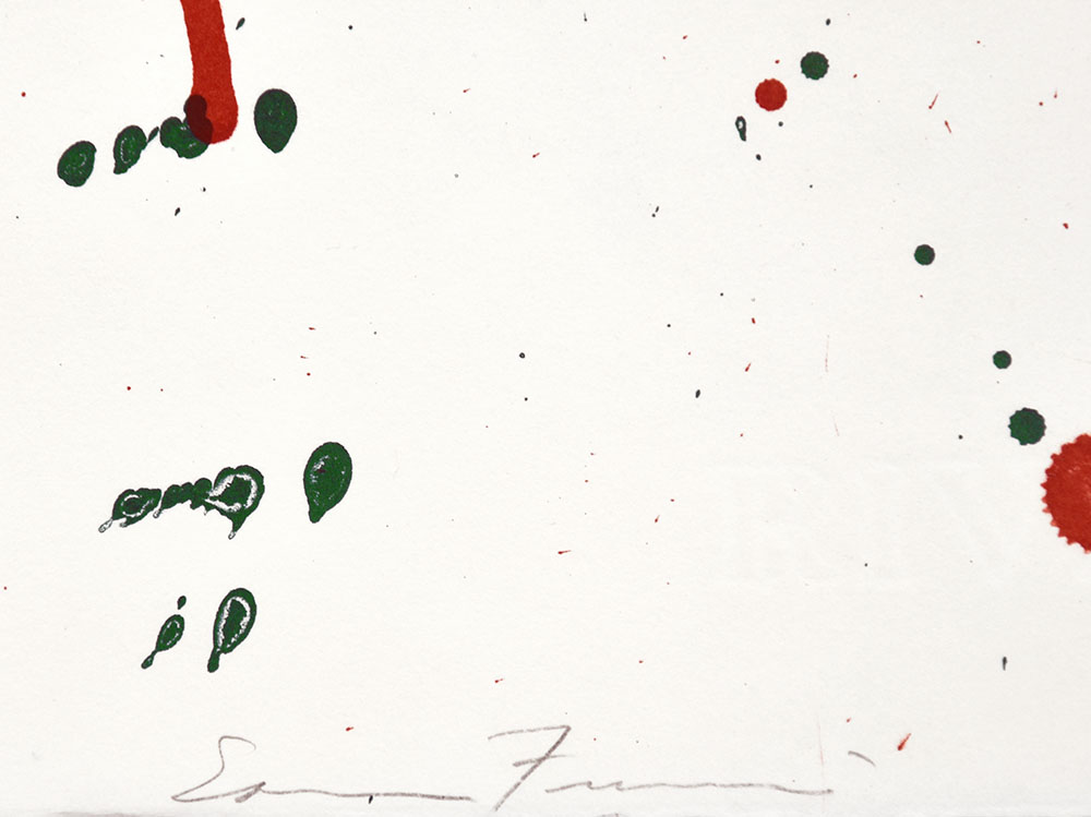 Sam Francis signature, Untitled, c. 1963
