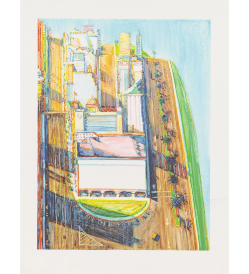 Wayne Thiebaud Lithograph, Untitled (City Views), 2003