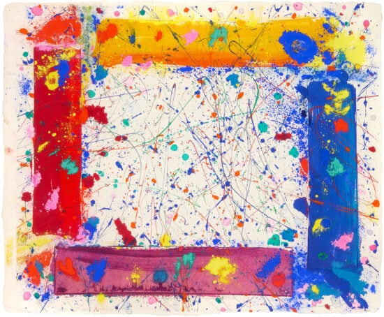 Sam Francis Monotype, Untitled, 1979