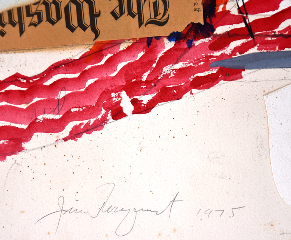 James Rosenquist signature, Untitled (Study), 1975