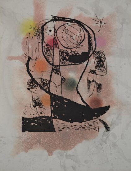 Joan Miró Etching and Aquatint, Vega from Vega, Altaïr, Aldebaran, 1978