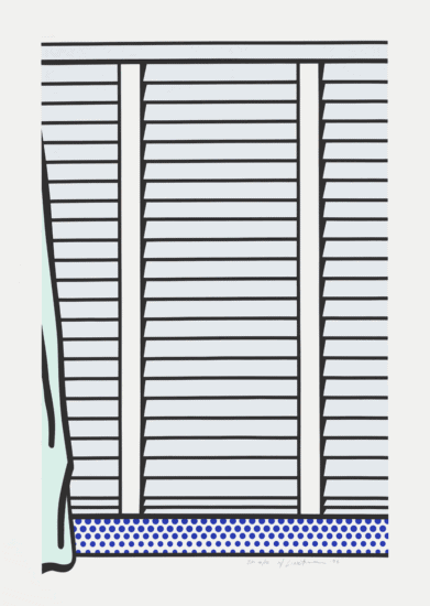 Roy Lichtenstein Lithograph, Venetian School II, 1996