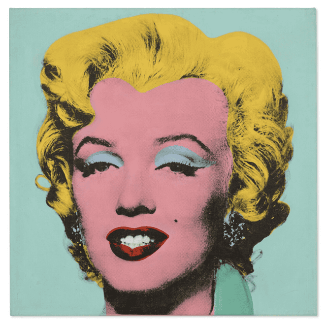 Andy Warhol silkscreen, Shot Sage Blue Marilyn, 1964