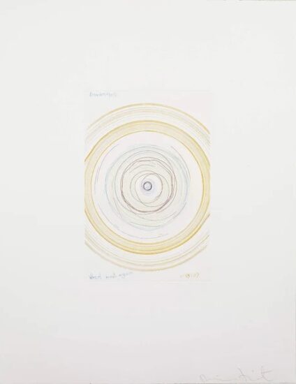 Damien Hirst Etching, Wheel Meet Again, 2002