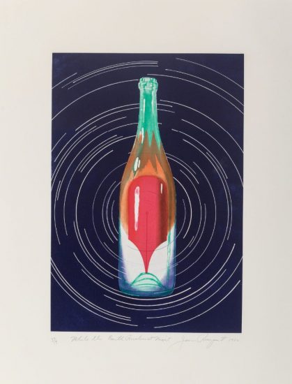 James Rosenquist Aquatint, While the Earth Revolves at Night, 1982