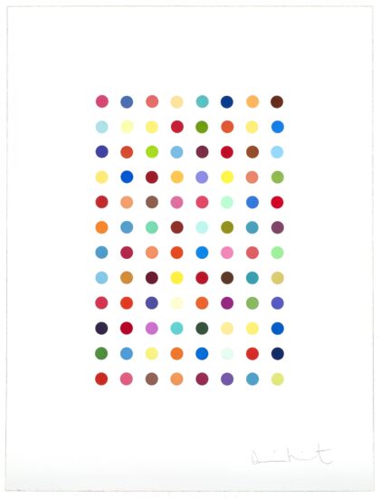 Damien Hirst Aquatint, Xylene Cyanol Dye Solution, 2005