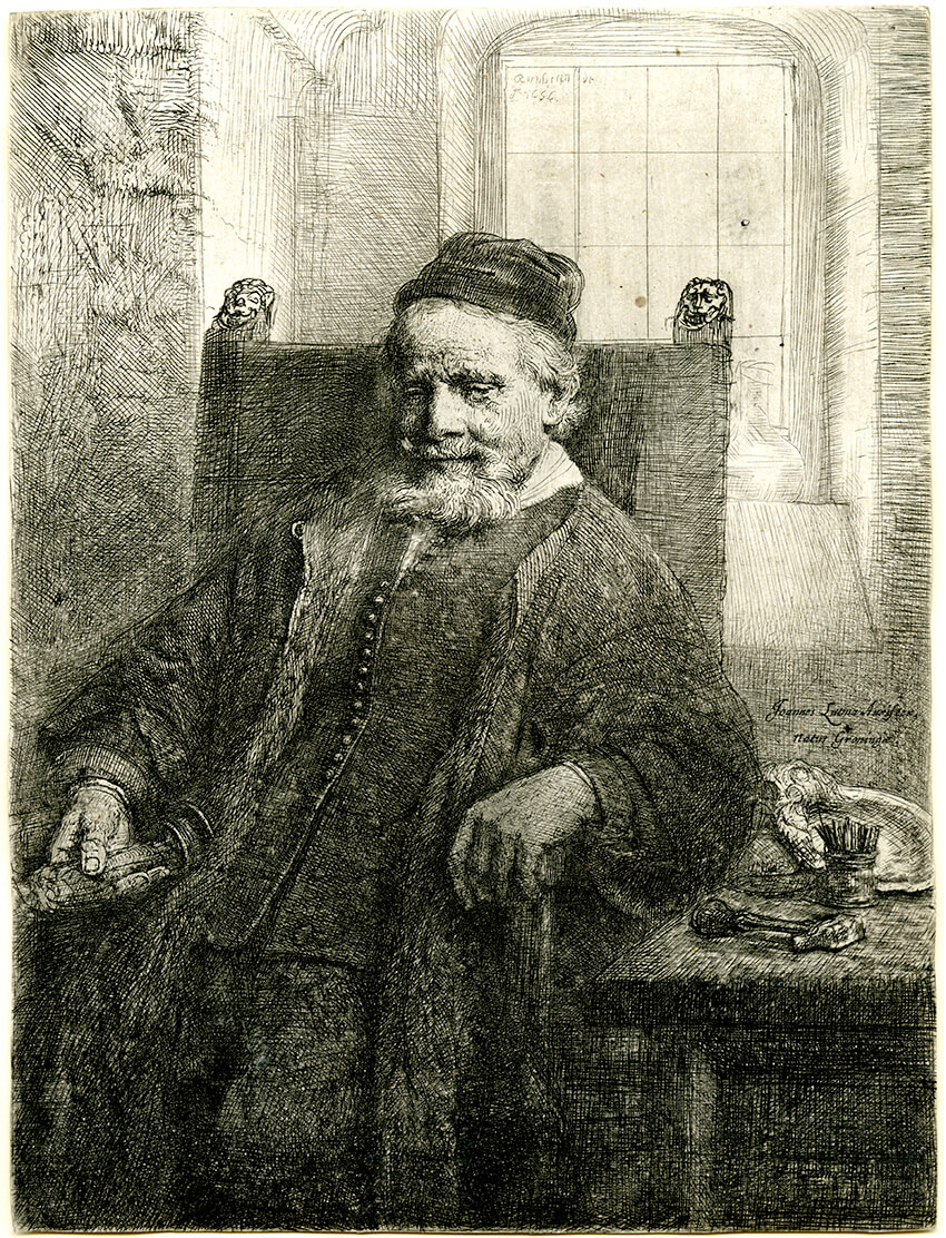 REMBRANDT HARMENSZ. VAN RIJN (1606-1669), Jan Lutma 