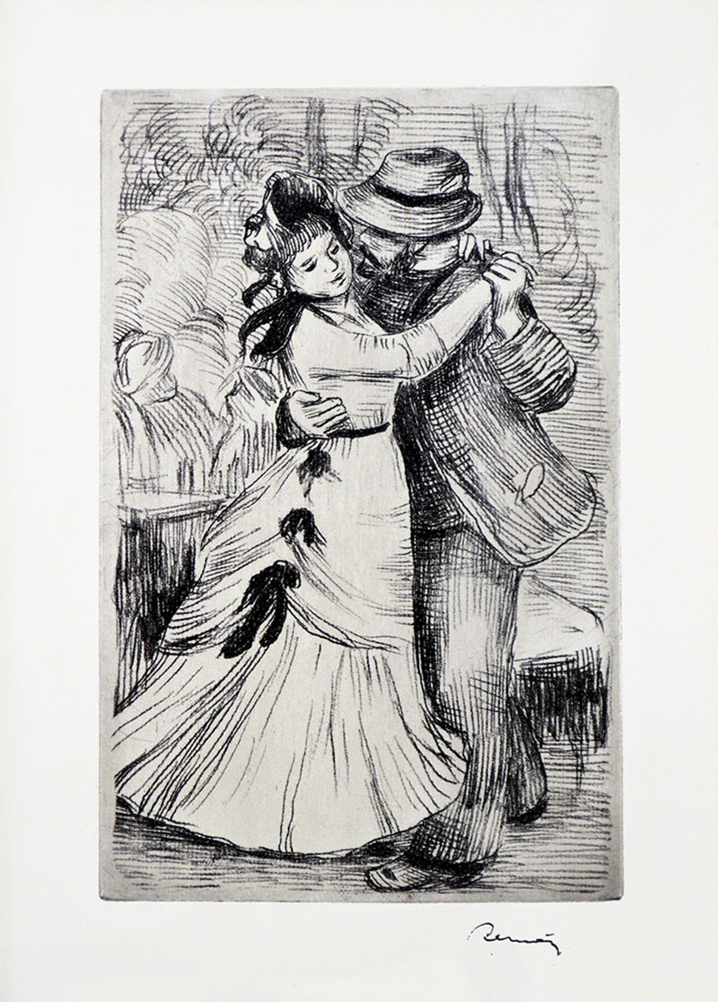 Renoir, La Danse à la Campagne (Dance in the Country), 2e planche, c. 1890