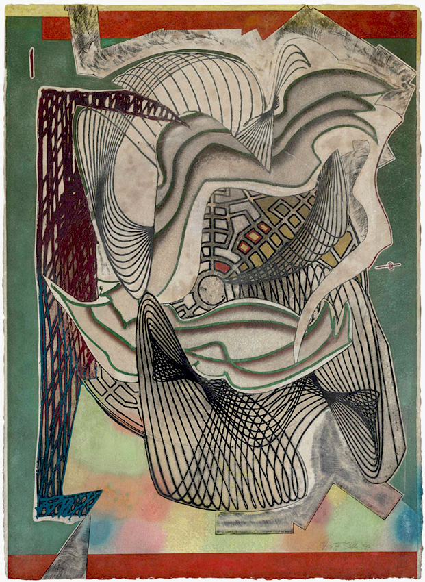 Frank Stella, The Funeral (Dome) From Moby Dick Domes, 1992