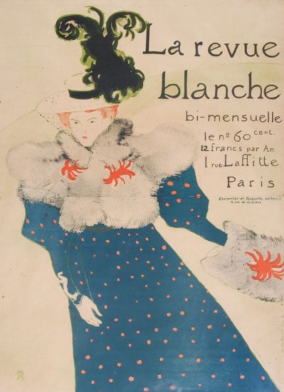 Henri de Toulouse-Lautrec Lithograph, La Revue Blanche, 1895