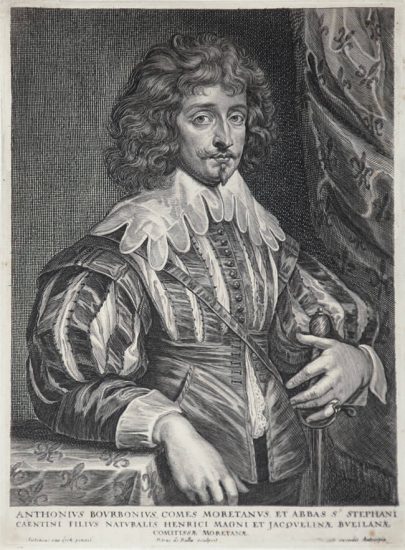 Anthony van Dyck, Antonius Bourbonius (Antoine de Bourbon), c. 1645