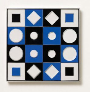 Victor Vasarely Porcelain, Untitled Relief, 1972