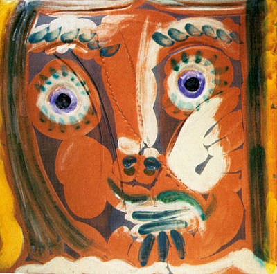 Pablo Picasso ceramic plaque